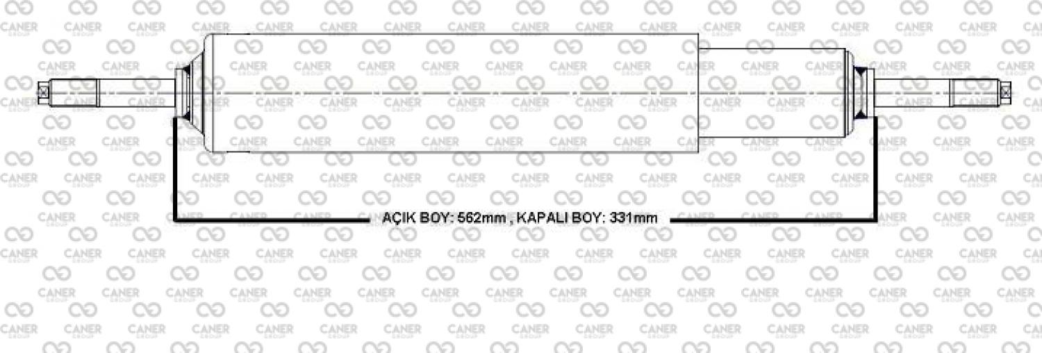 FORD D-750 ÖN AMORTİSÖR-;5006347; 